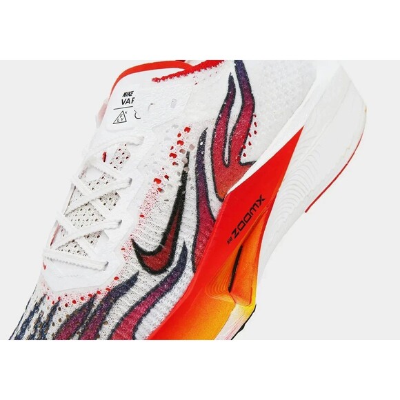 NIKE ZoomX Vaporfly Next% 3 FK PRM White Habanero Red running HQ3504-100 Men 13 - Picture 6 of 9